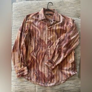 Bugatchi uomo button down shirt in XL